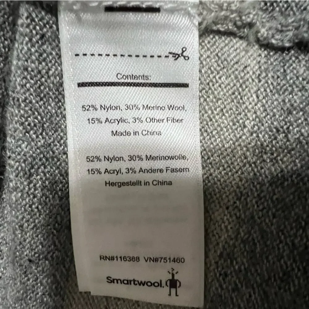 Smartwool Grey Akamina Crew Neck Sweater Size Small - Picture 5 of 8